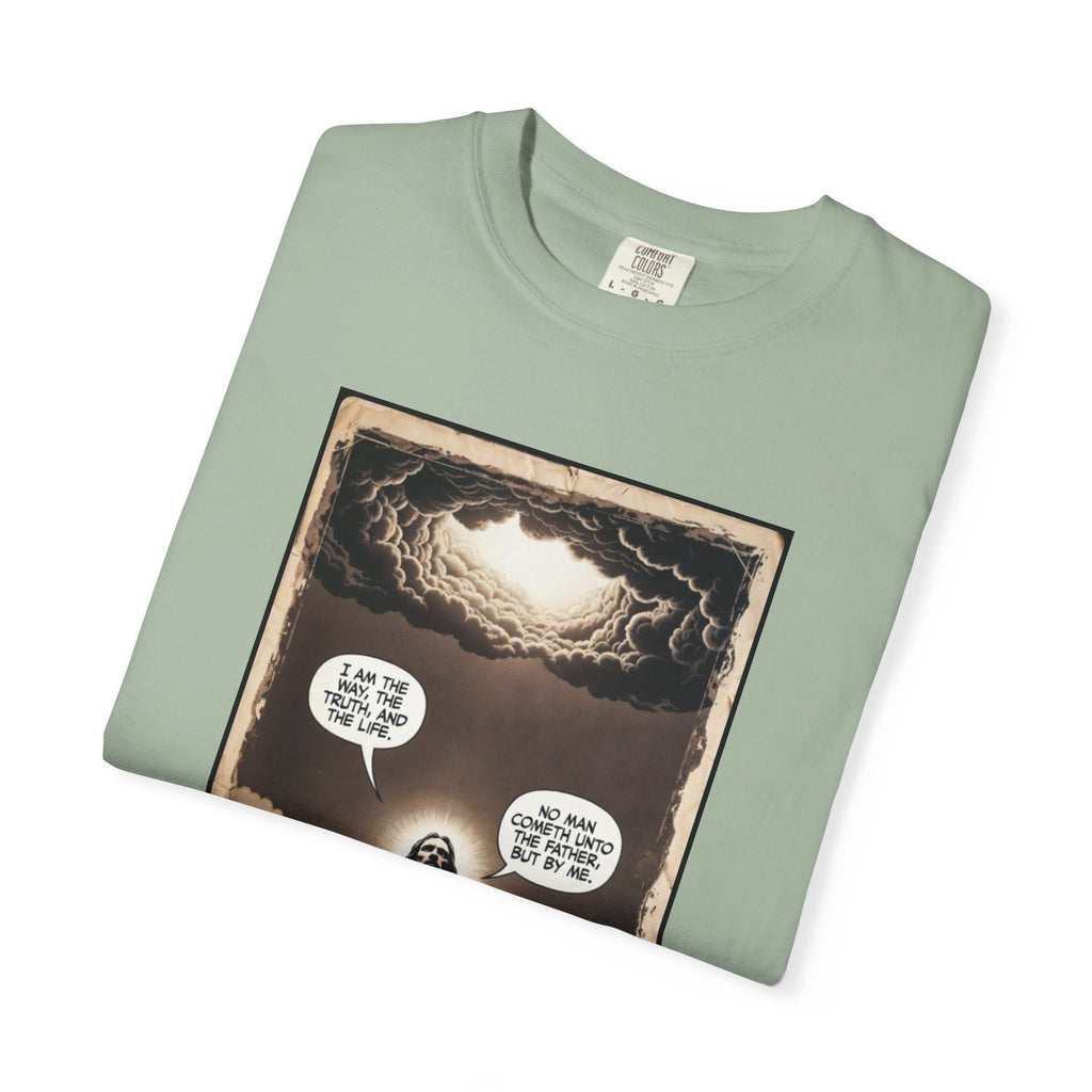 Jesus Comic Panel "I Am The Way" Graphic Tee