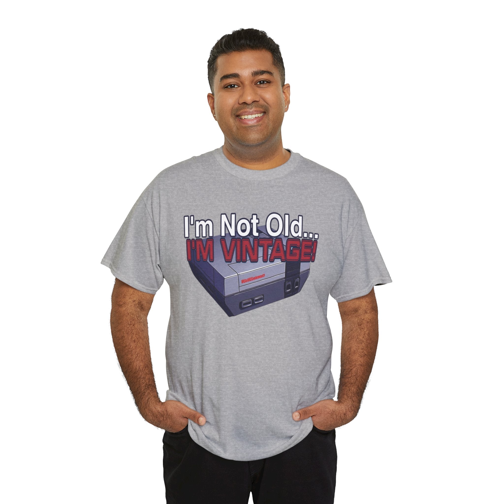 "I'm Not Old... I'm Vintage" Retro Gaming T-Shirt