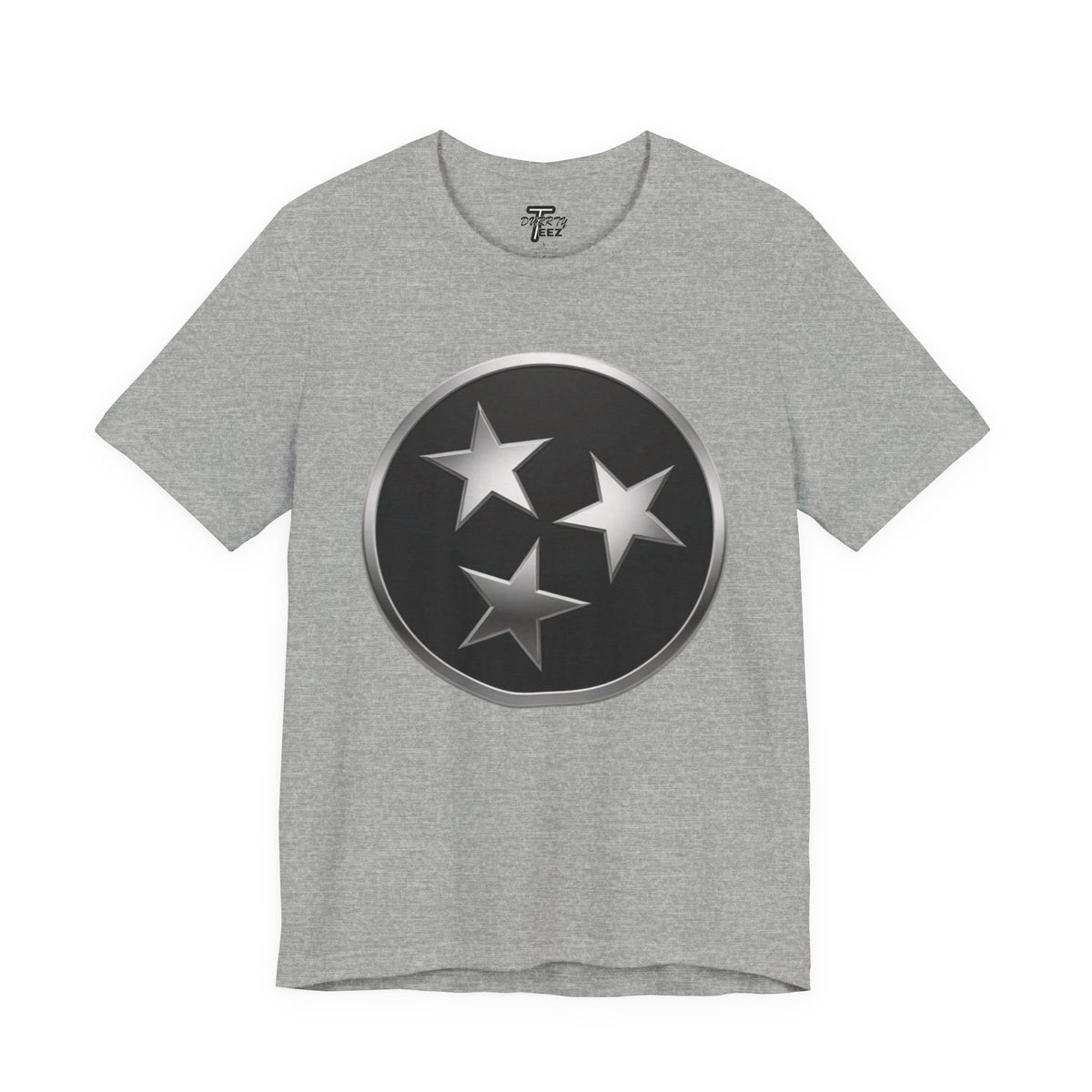 "Tennessee Pride" Metallic Black State Emblem Graphic Tee