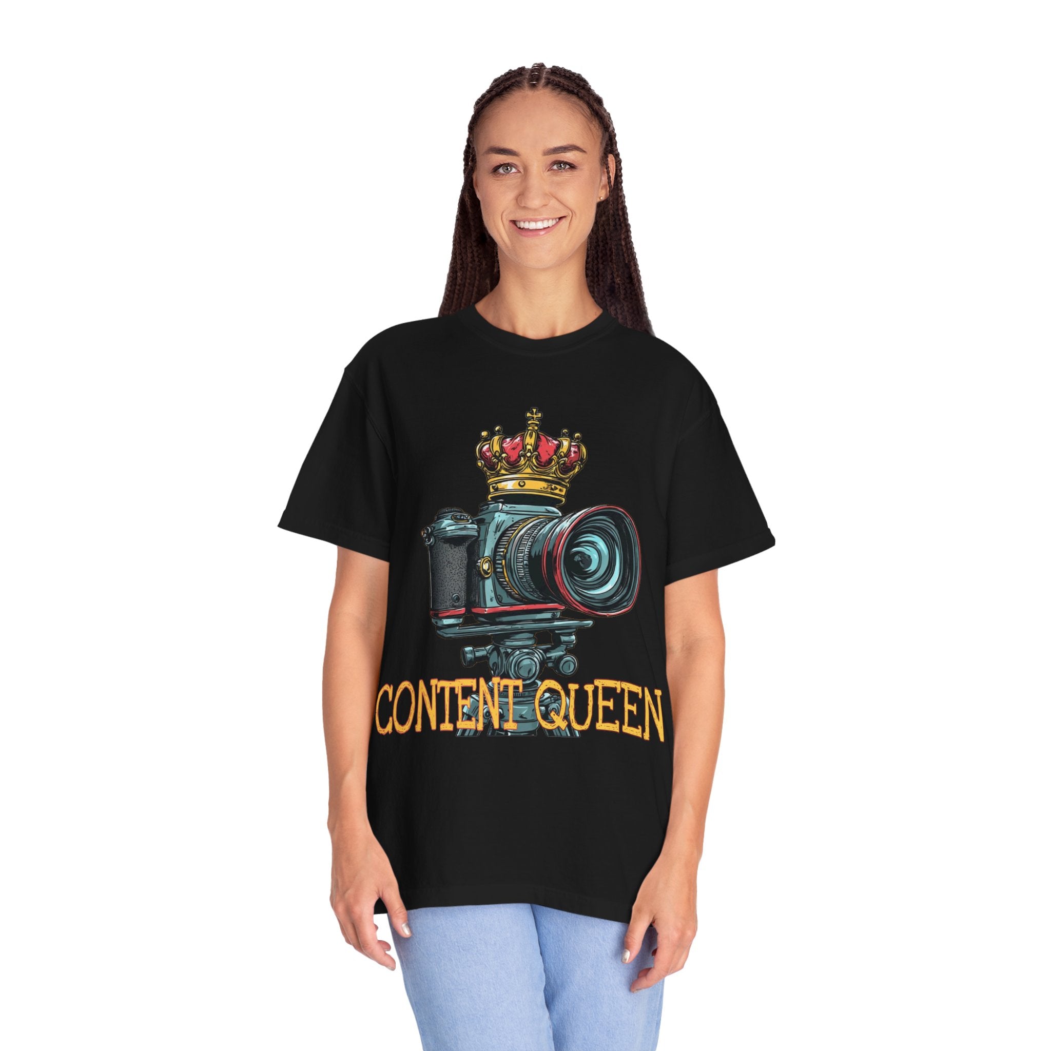 "Content Queen" Camera Graphic Tee