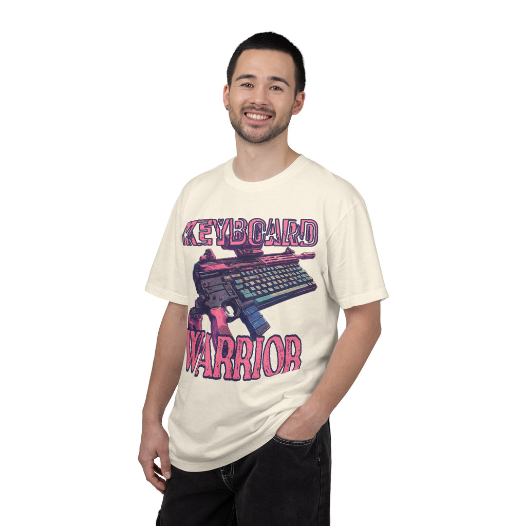 "Keyboard Warrior" Pink Graphic Tee