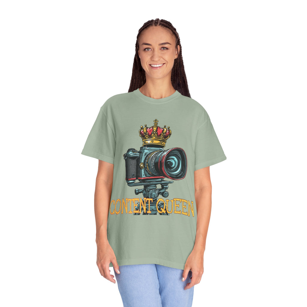 "Content Queen" Camera Graphic Tee