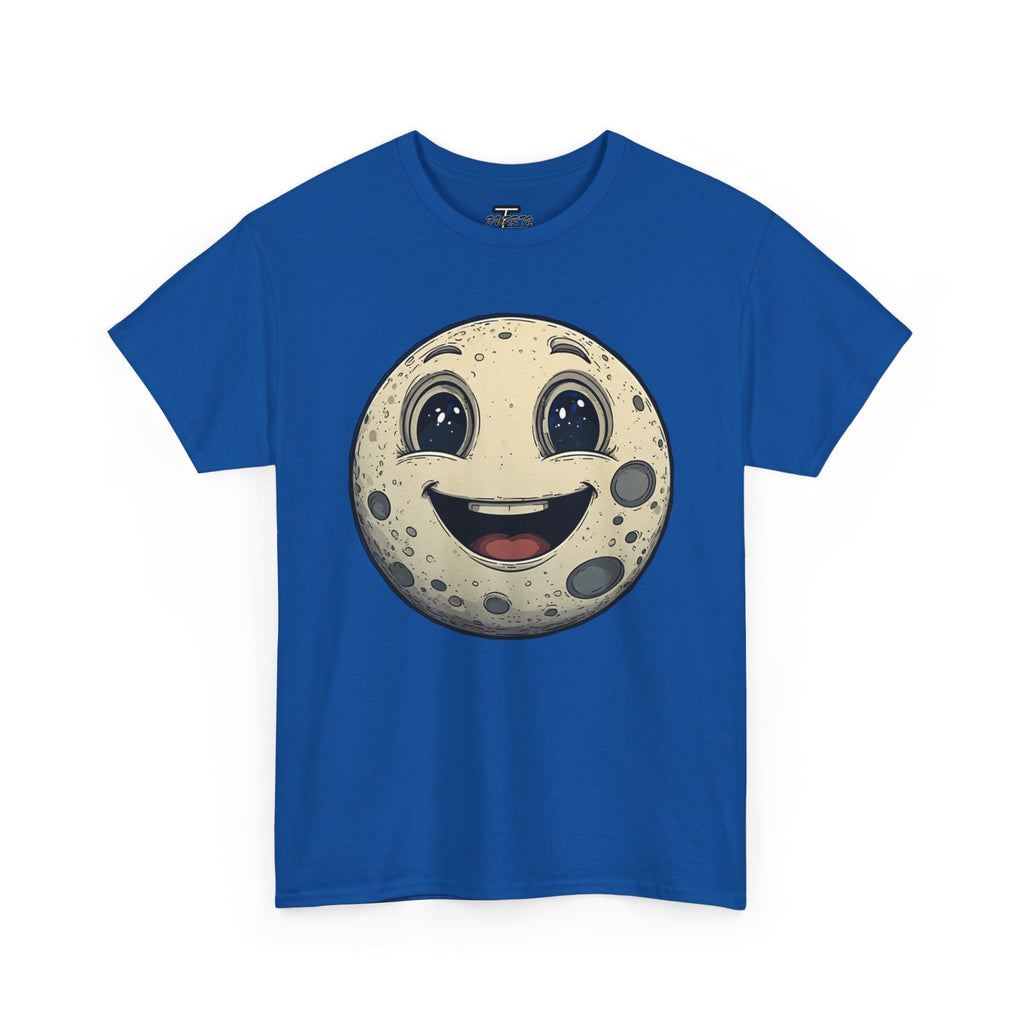 Happy Moonface T-Shirt — Cute Vintage Moon