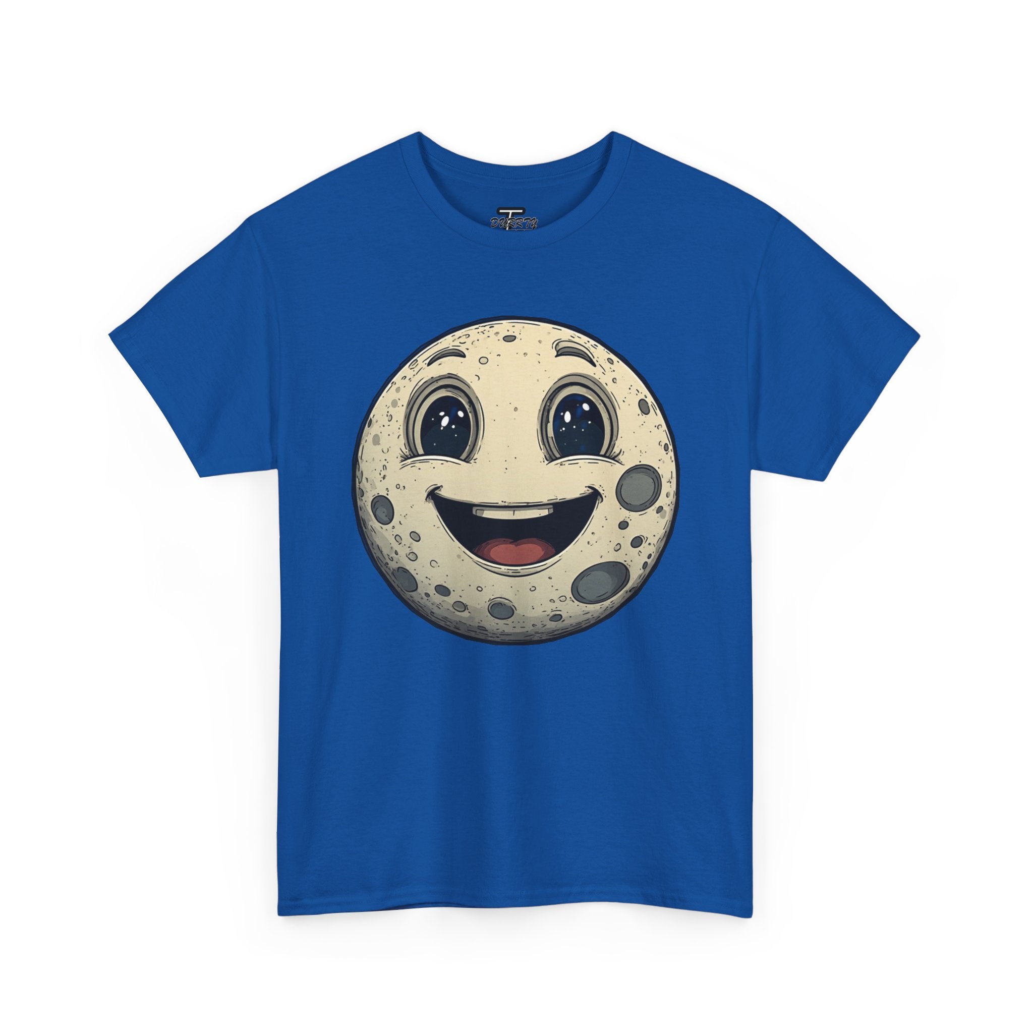 Happy Moonface T-Shirt — Cute Vintage Moon