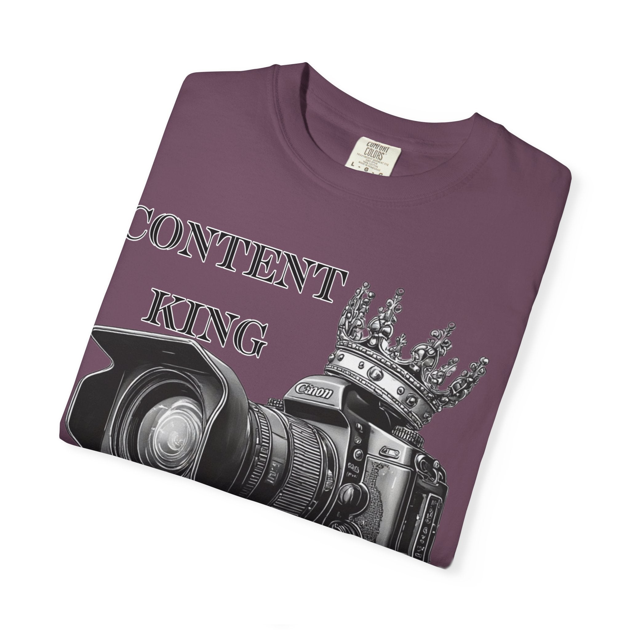 "Content King" Camera Graphic Tee