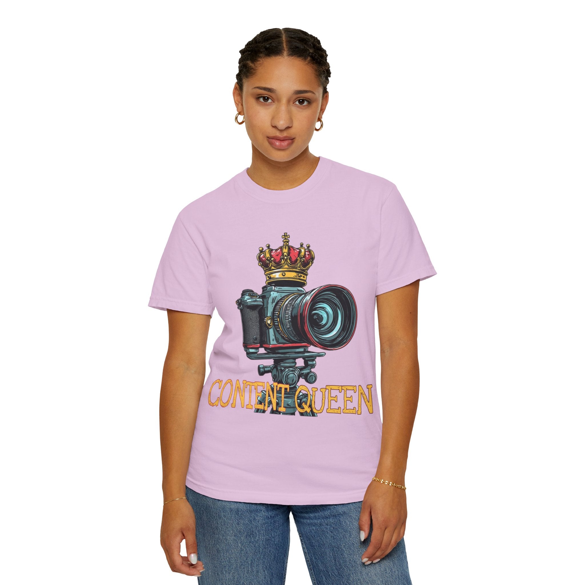 "Content Queen" Camera Graphic Tee
