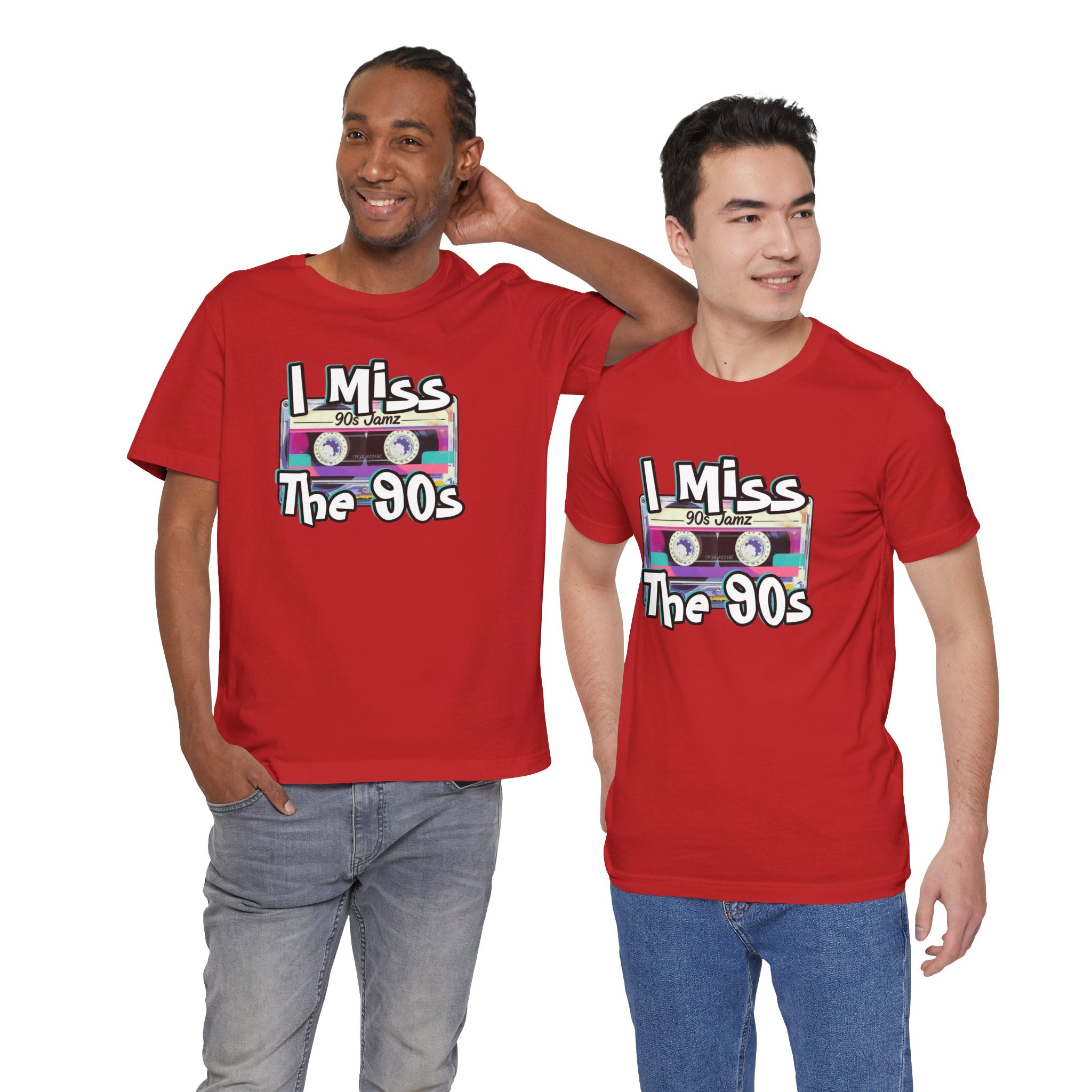 "I Miss The 90s" Retro Cassette Nostalgia Graphic Tee