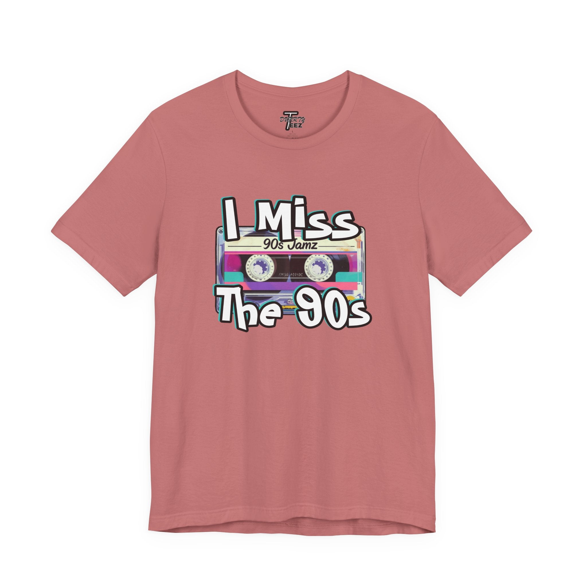 "I Miss The 90s" Retro Cassette Nostalgia Graphic Tee