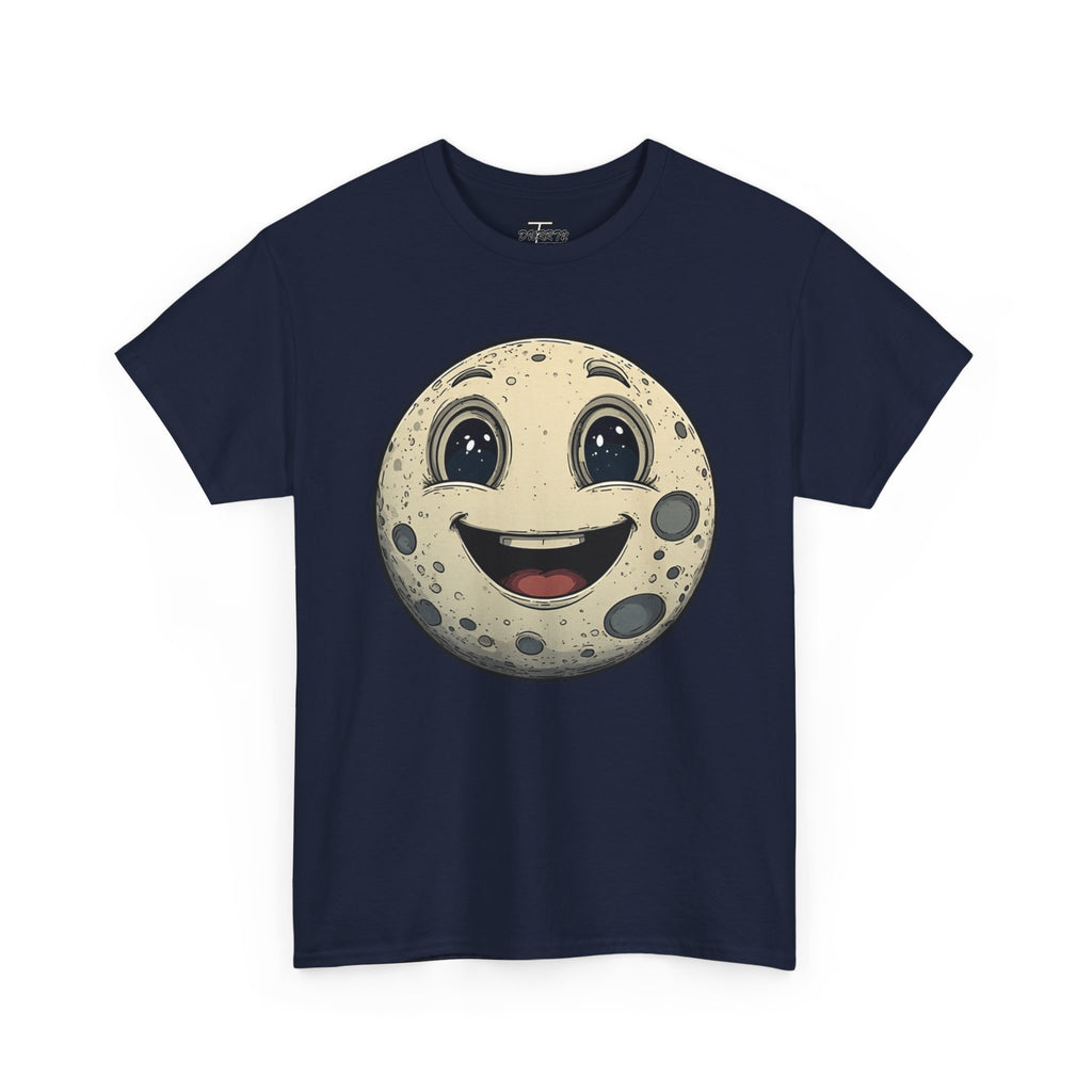 Happy Moonface T-Shirt — Cute Vintage Moon