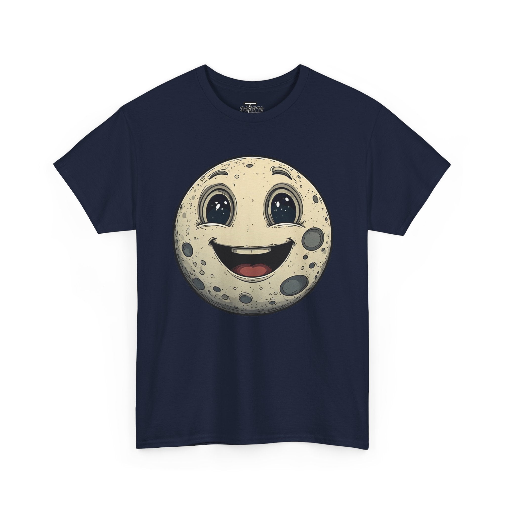 Happy Moonface T-Shirt — Cute Vintage Moon