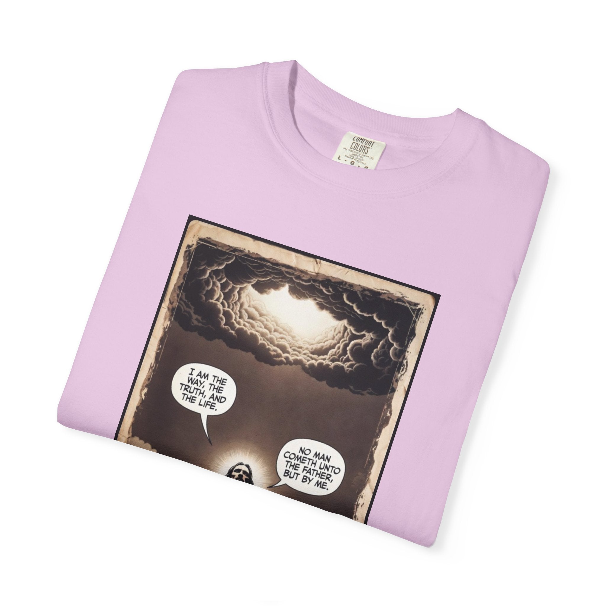Jesus Comic Panel "I Am The Way" Graphic Tee