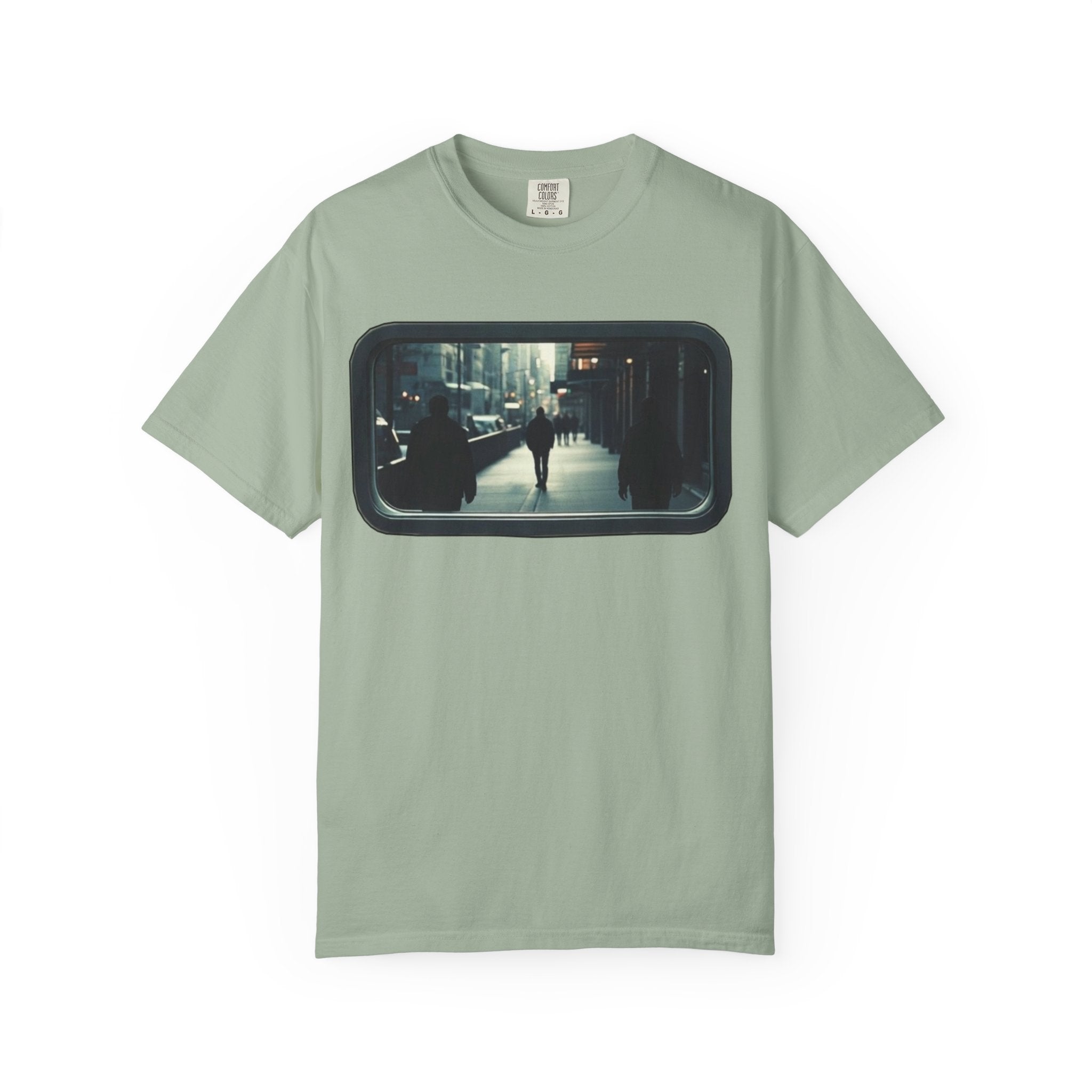 "Outside My Window" Urban Night Commuter Graphic Tee