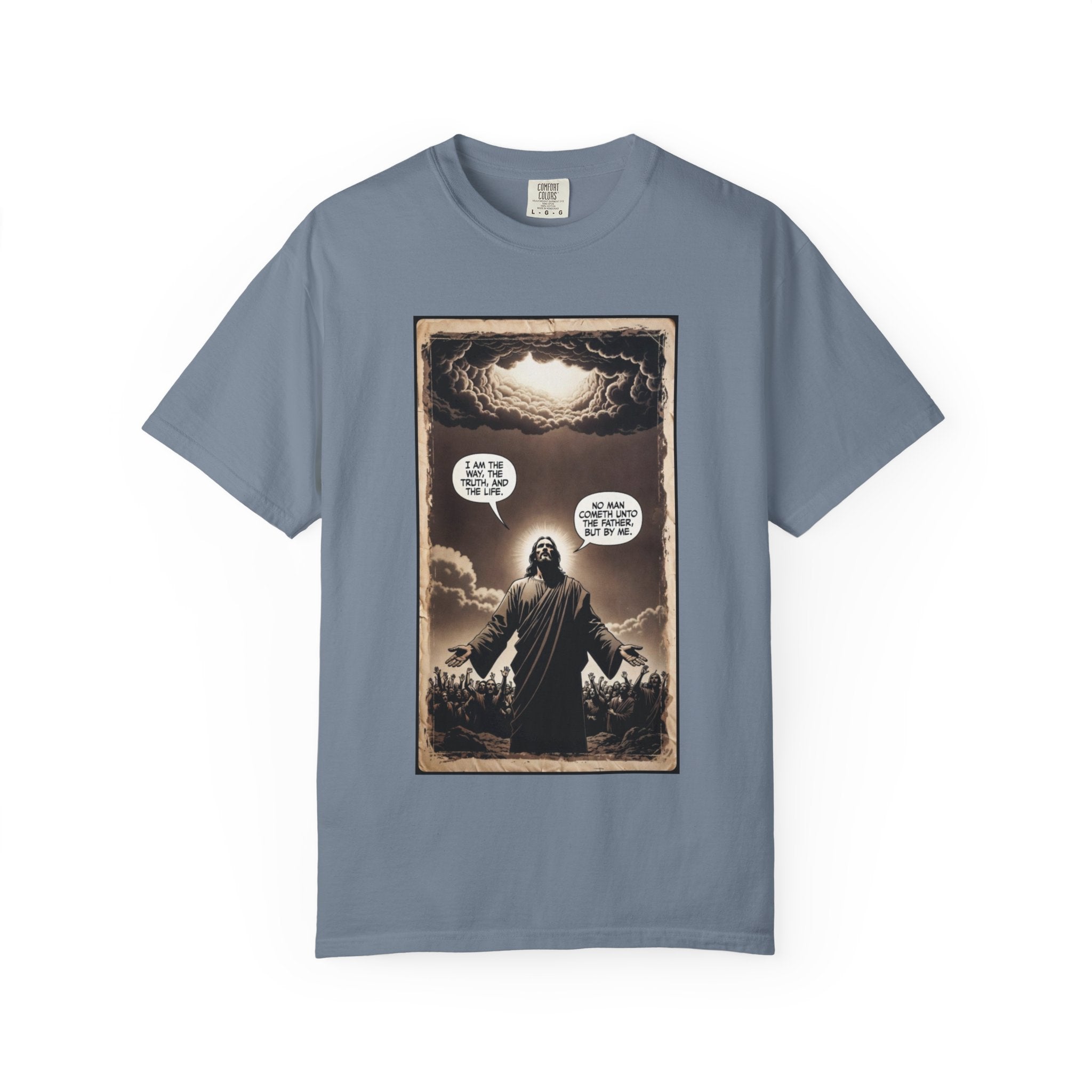 Jesus Comic Panel "I Am The Way" Graphic Tee