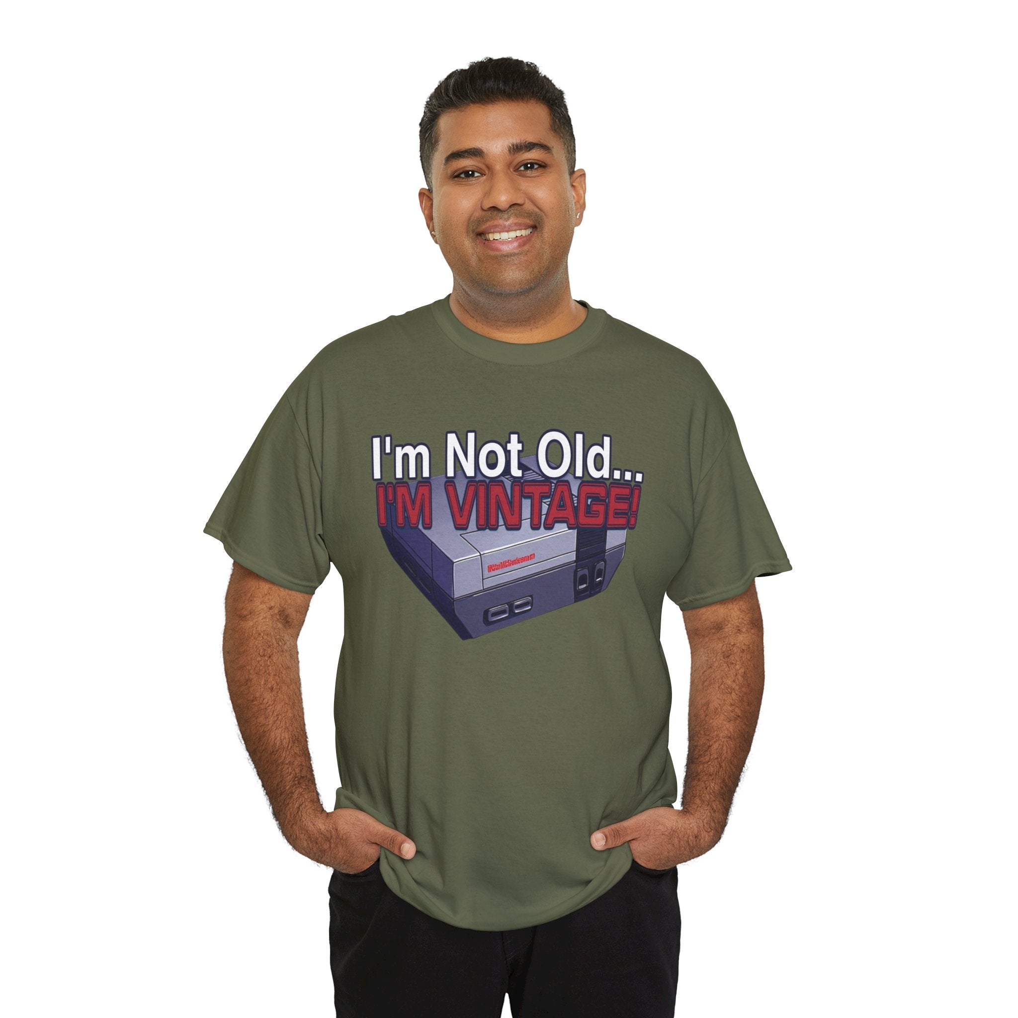 "I'm Not Old... I'm Vintage" Retro Gaming T-Shirt