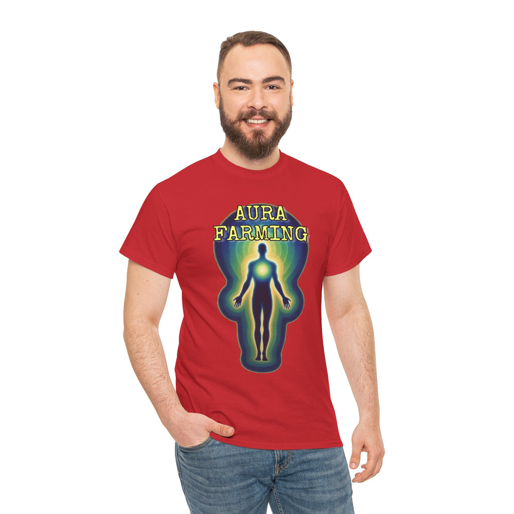 "Aura Farming" — Spiritual Energy Graphic Tee
