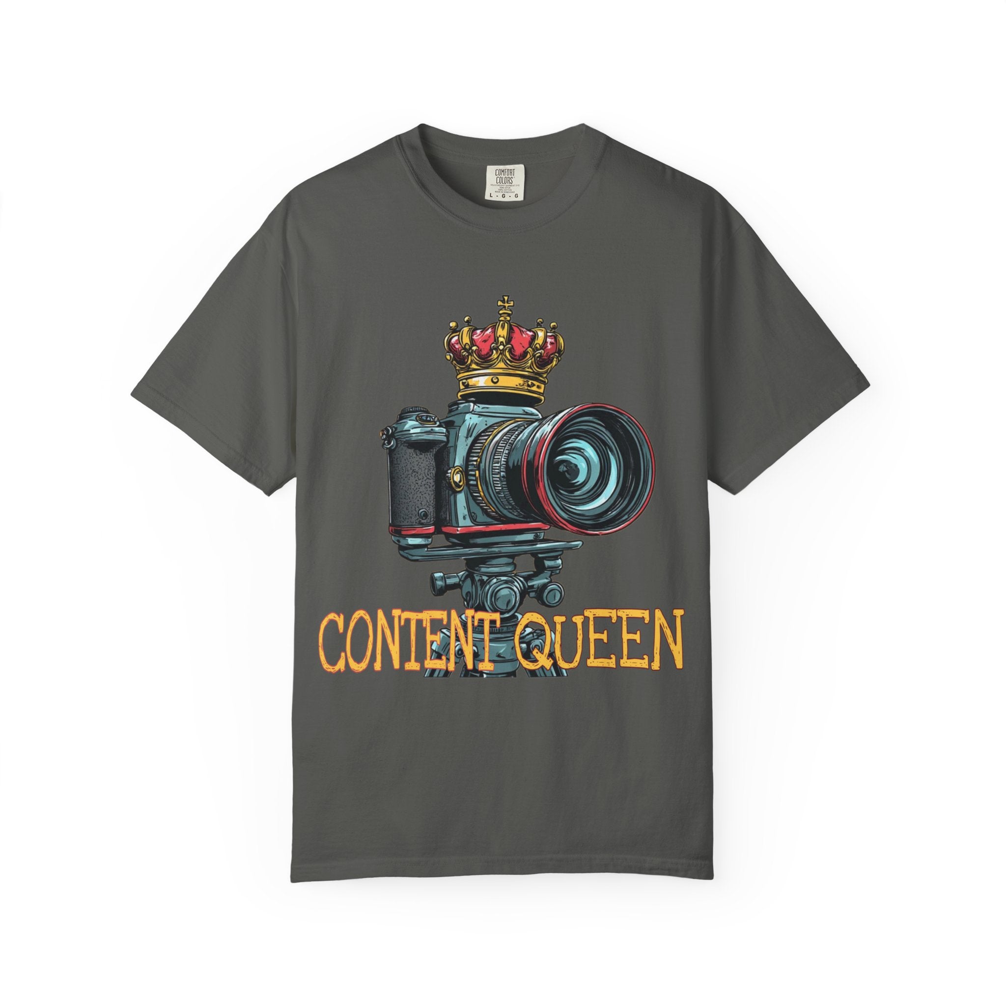 "Content Queen" Camera Graphic Tee