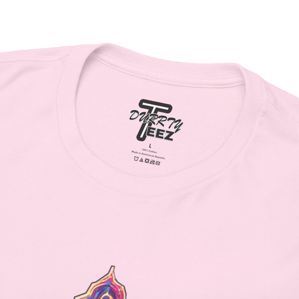 "Self Sacrifice" Neon Christian Cross Graphic Tee