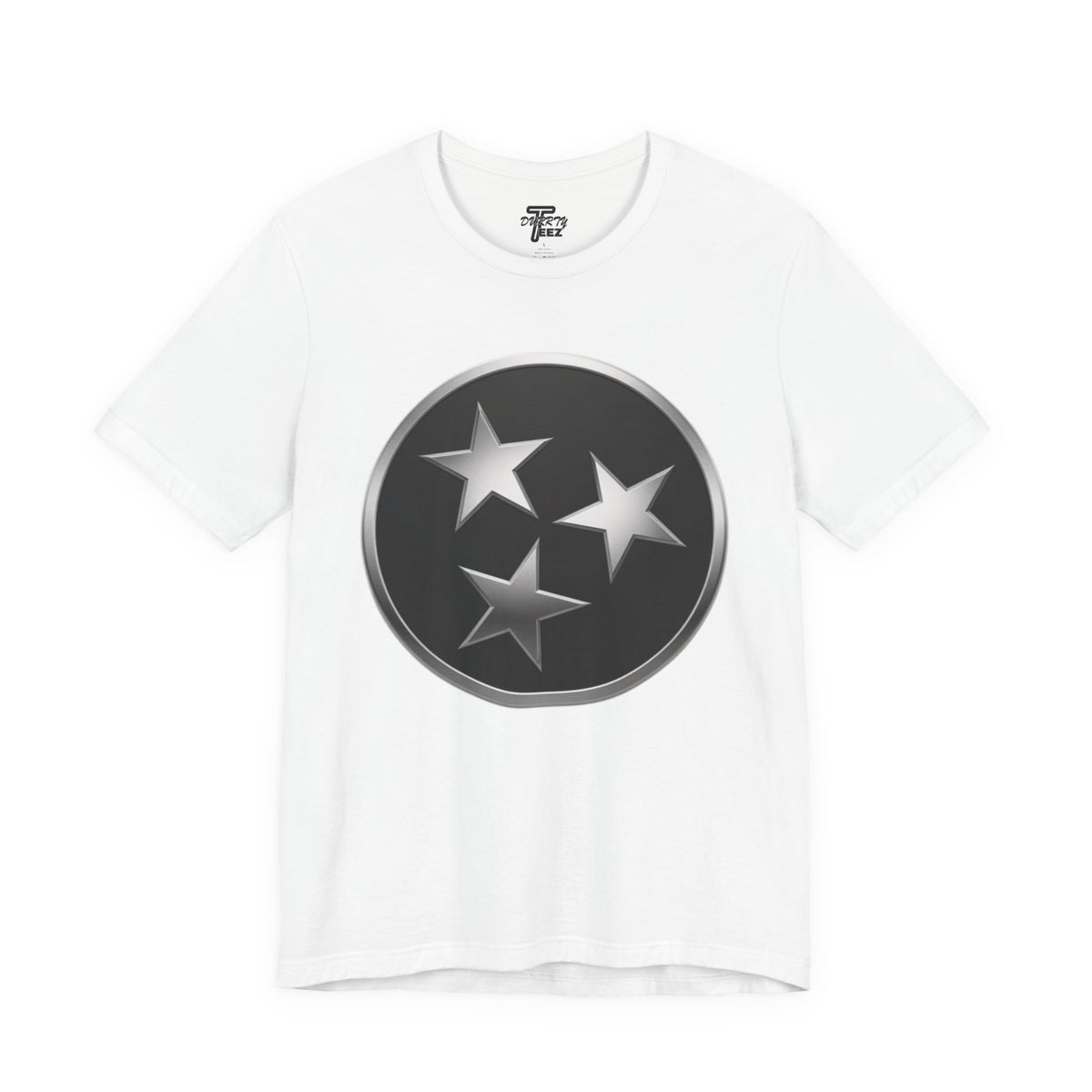 "Tennessee Pride" Metallic Black State Emblem Graphic Tee