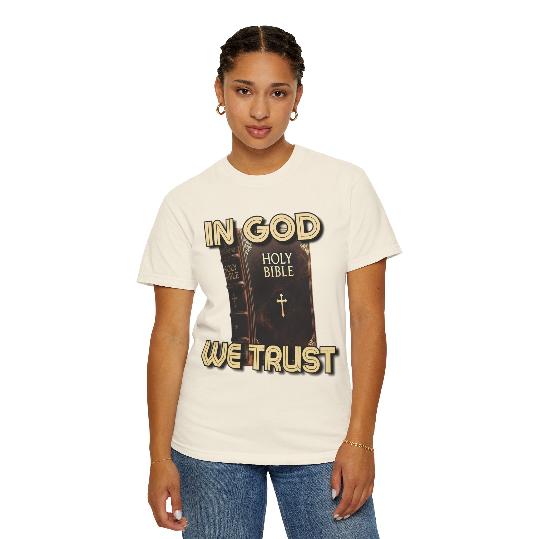 "In God We Trust" Faith Graphic Tee