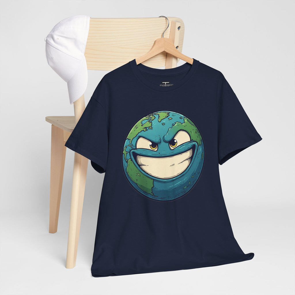 "Smirking Earth" Graphic Tee