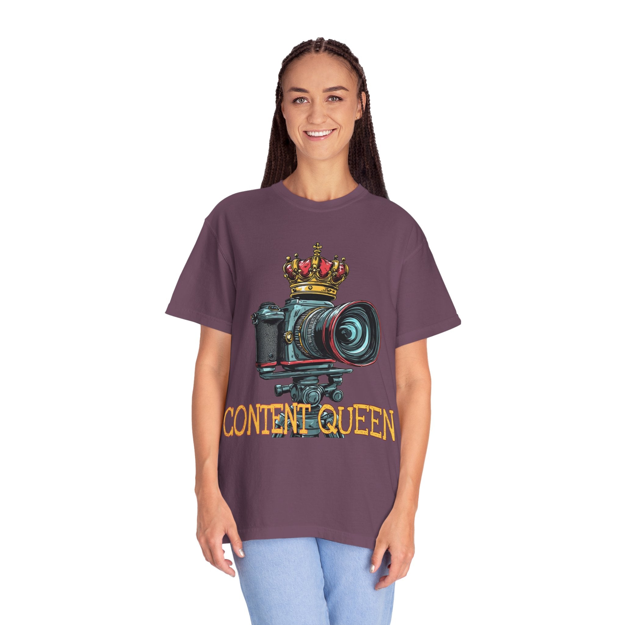 "Content Queen" Camera Graphic Tee