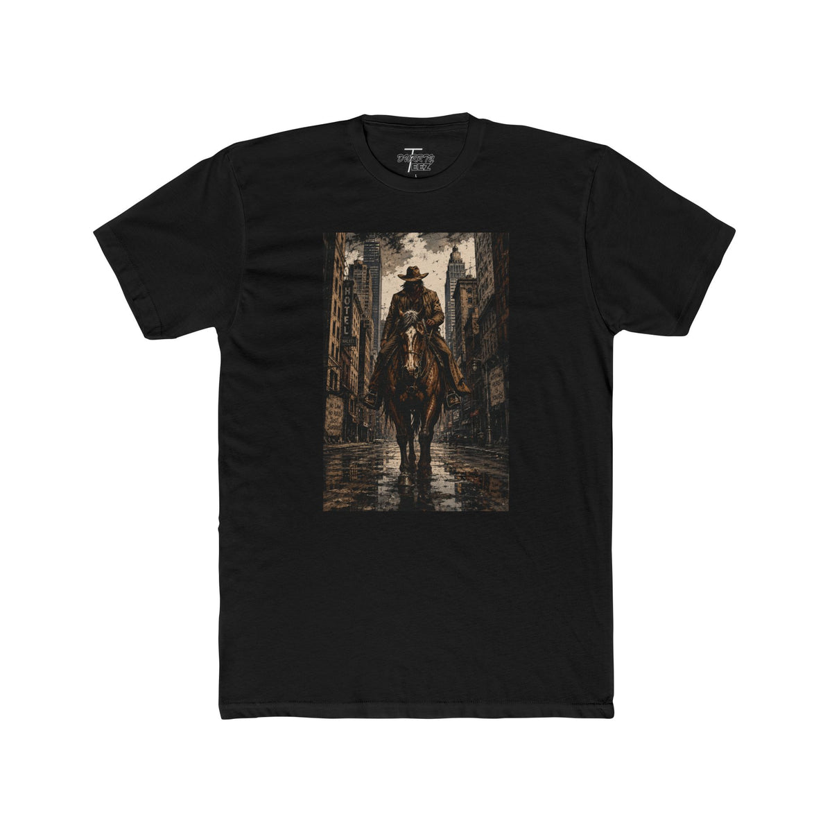 "Urban Cowboy" (No Words) Vintage Western Cowboy City Graphic Tee