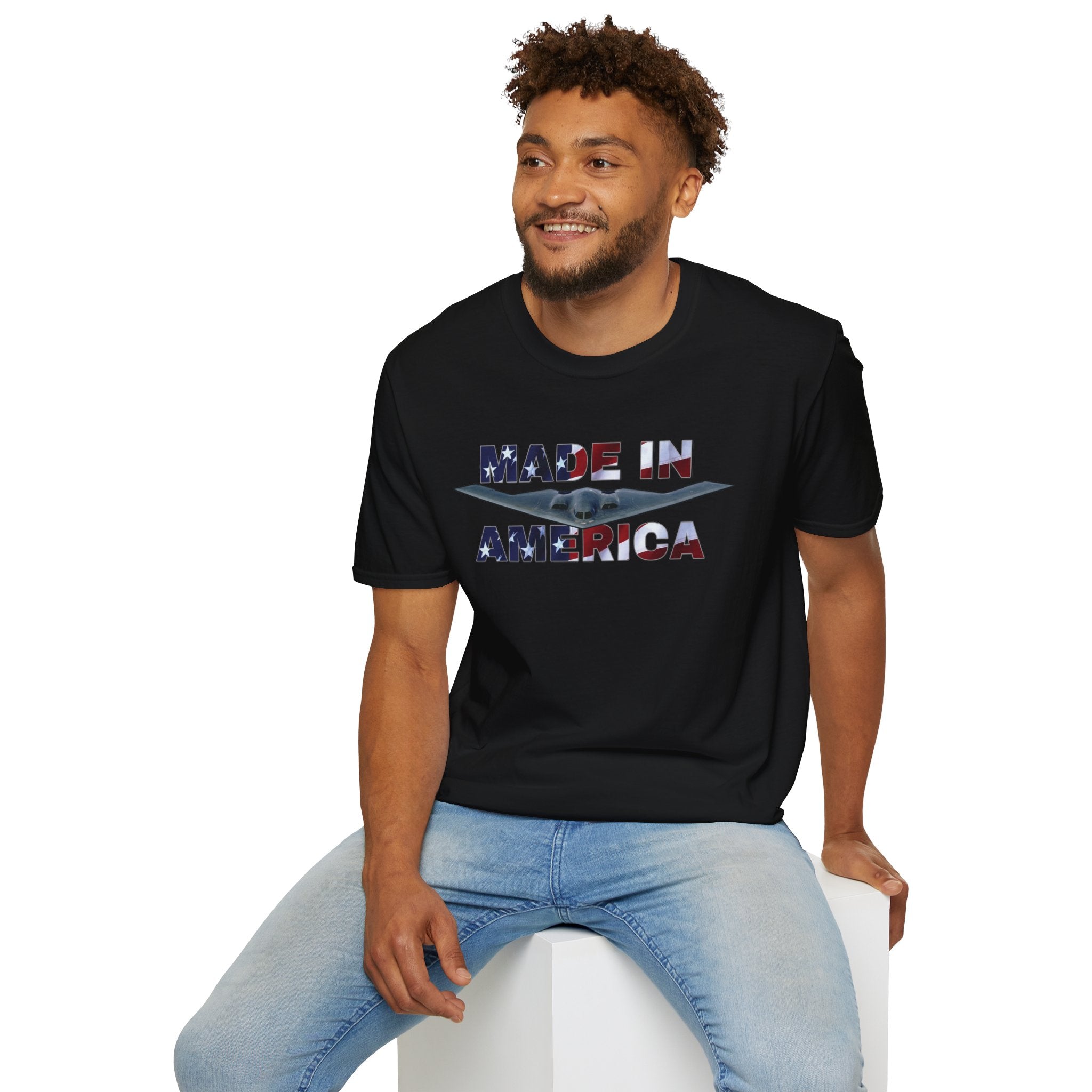 "Made In America" B2 Bomber America 250 Graphic Tee