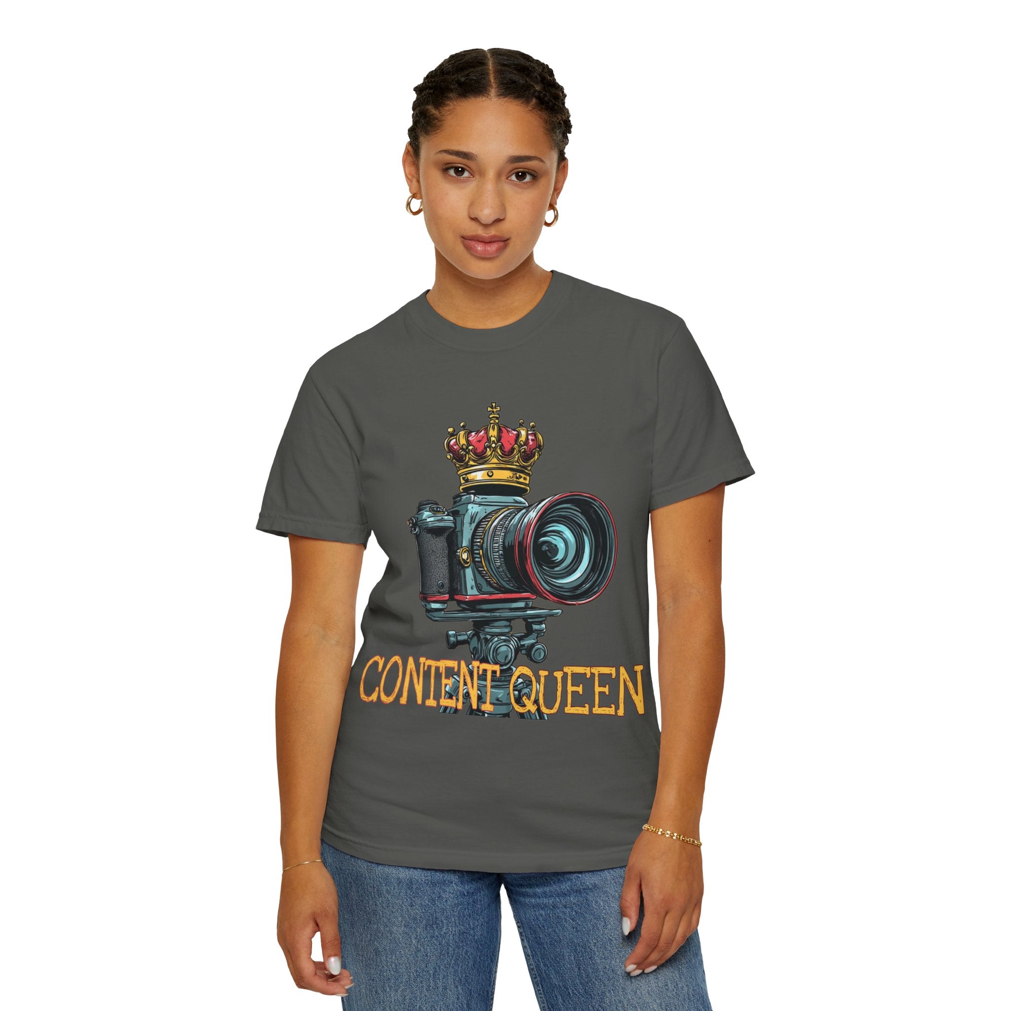 "Content Queen" Camera Graphic Tee