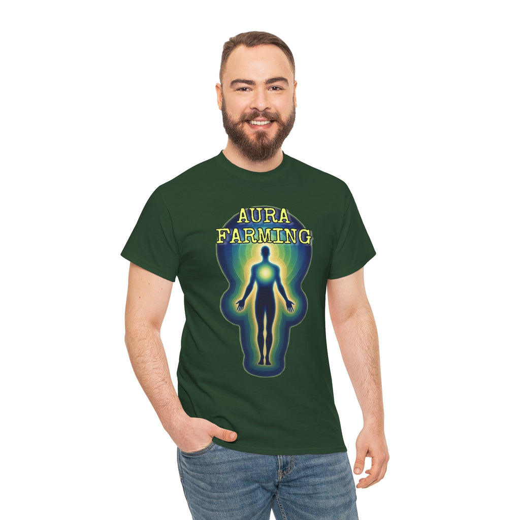 "Aura Farming" — Spiritual Energy Graphic Tee