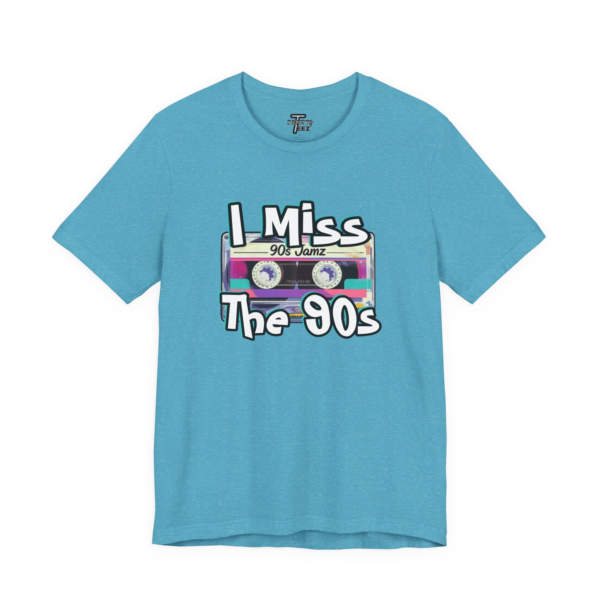 "I Miss The 90s" Retro Cassette Nostalgia Graphic Tee