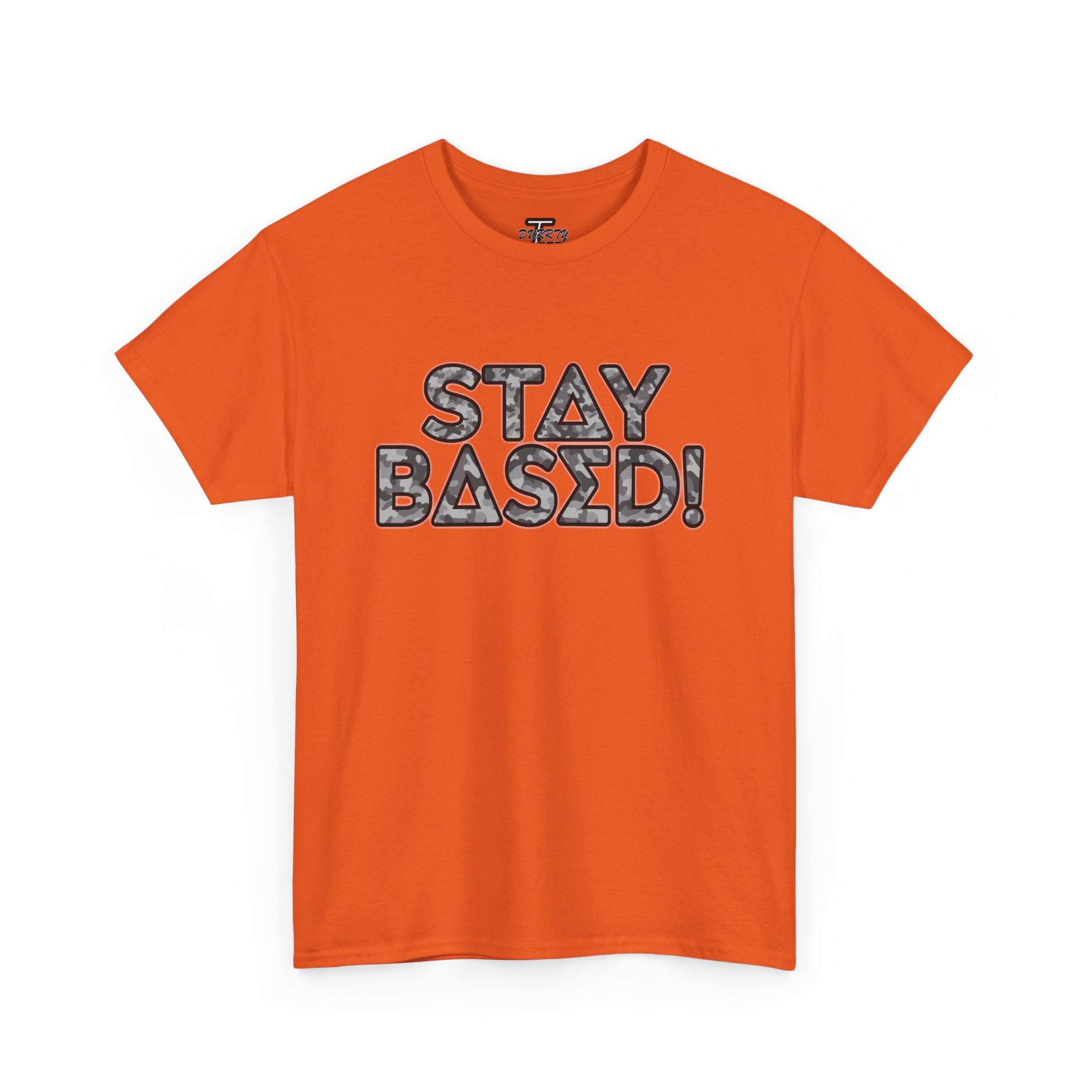 "Stay Based!" Urban Camo Graphic Tee