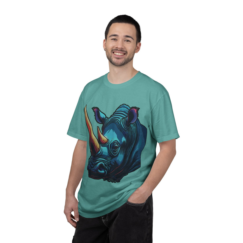 "Rhino Head" Graphic T-Shirt — Bold Animal