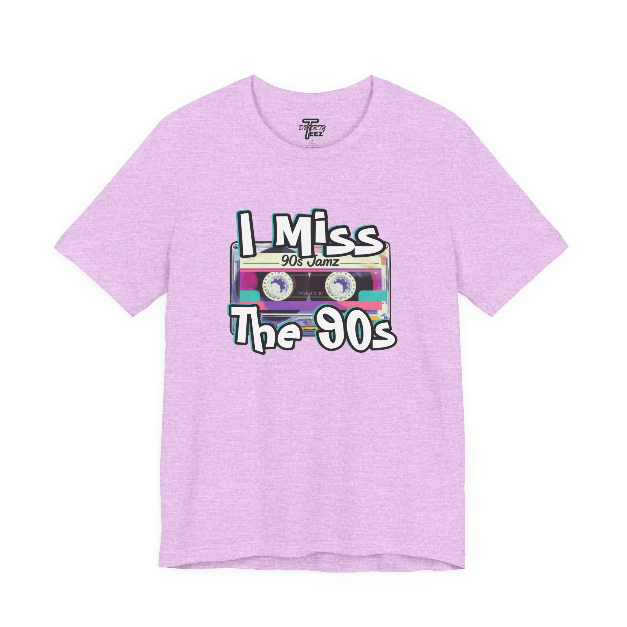 "I Miss The 90s" Retro Cassette Nostalgia Graphic Tee