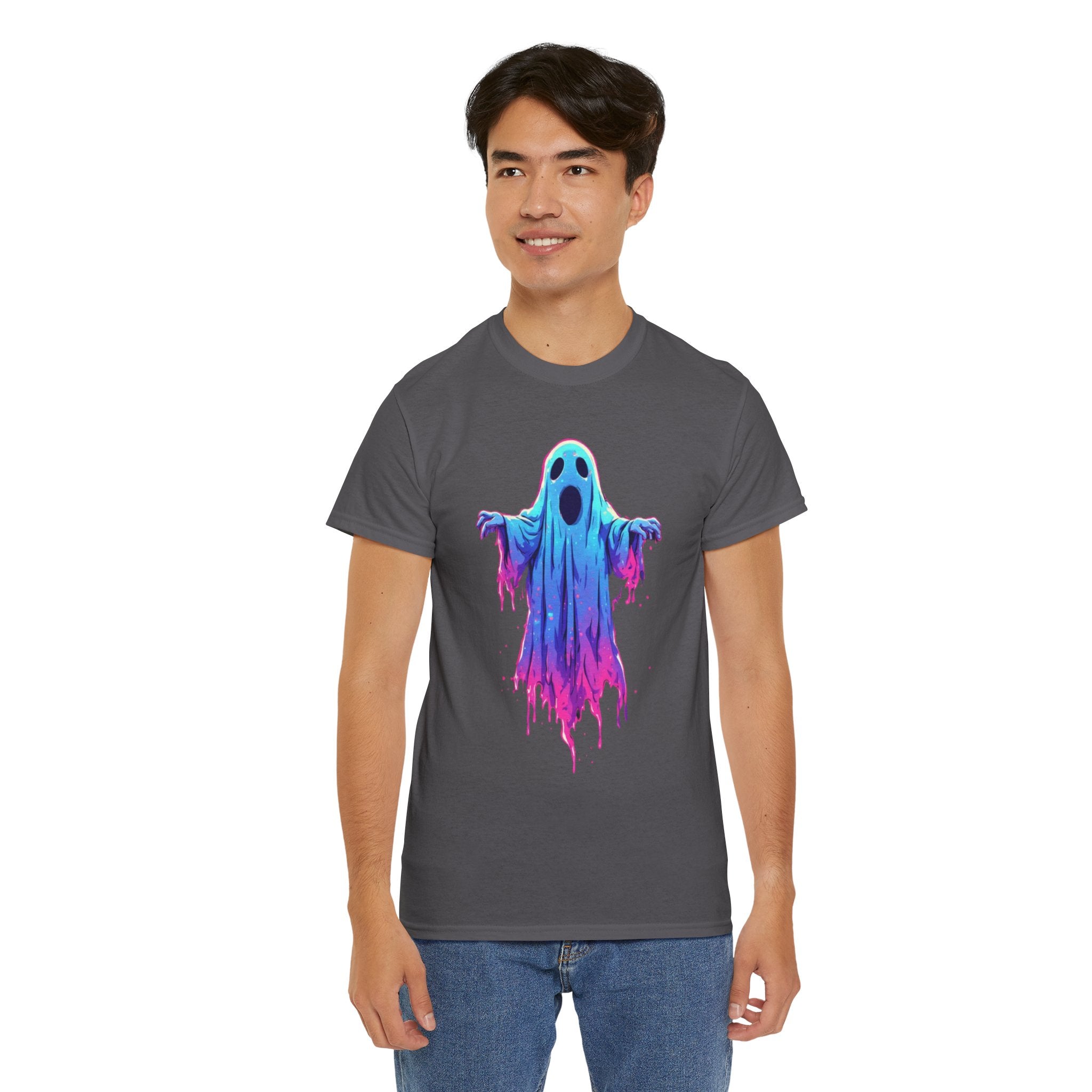 "Ghost Drip" Neon Ghost Graphic Tee