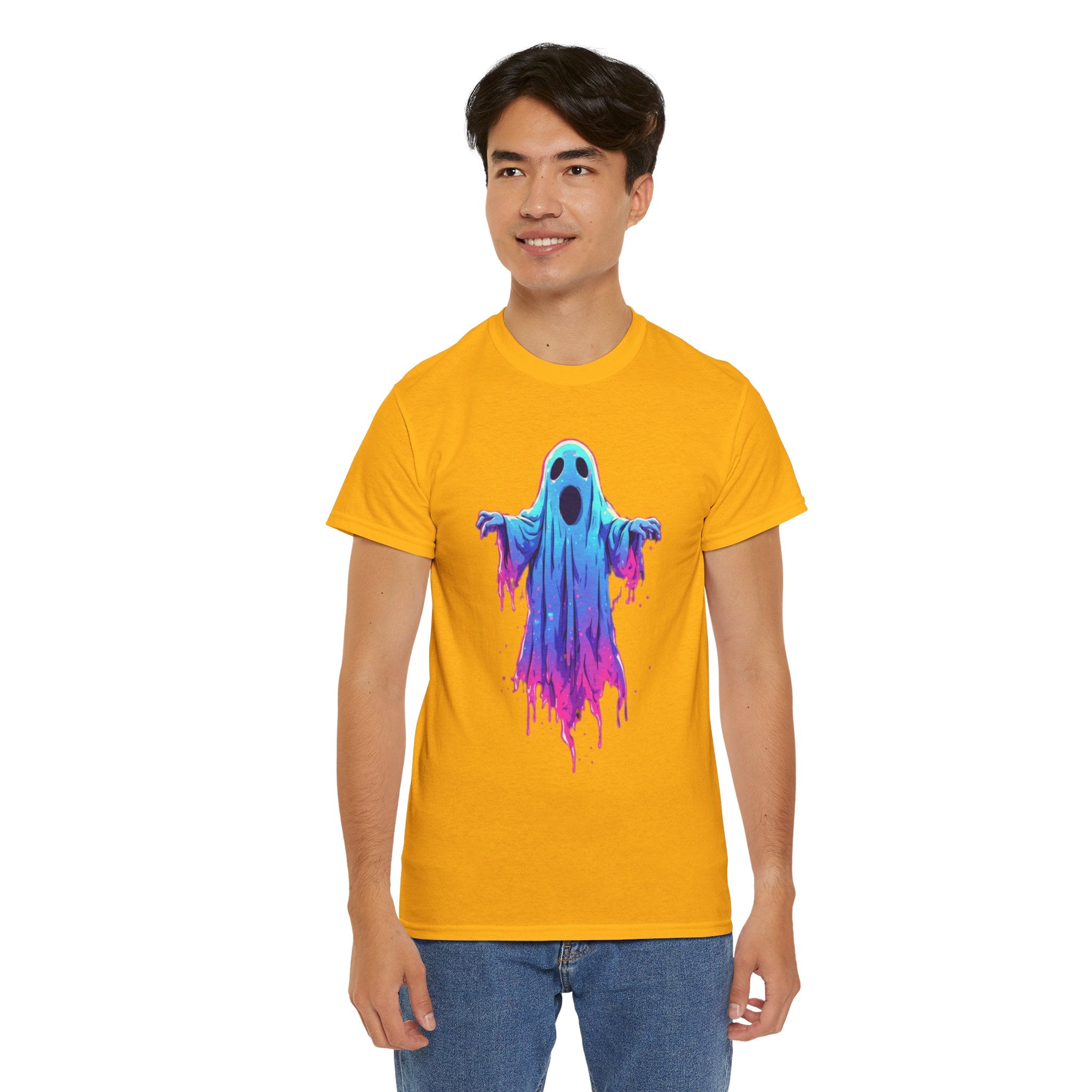 "Ghost Drip" Neon Ghost Graphic Tee