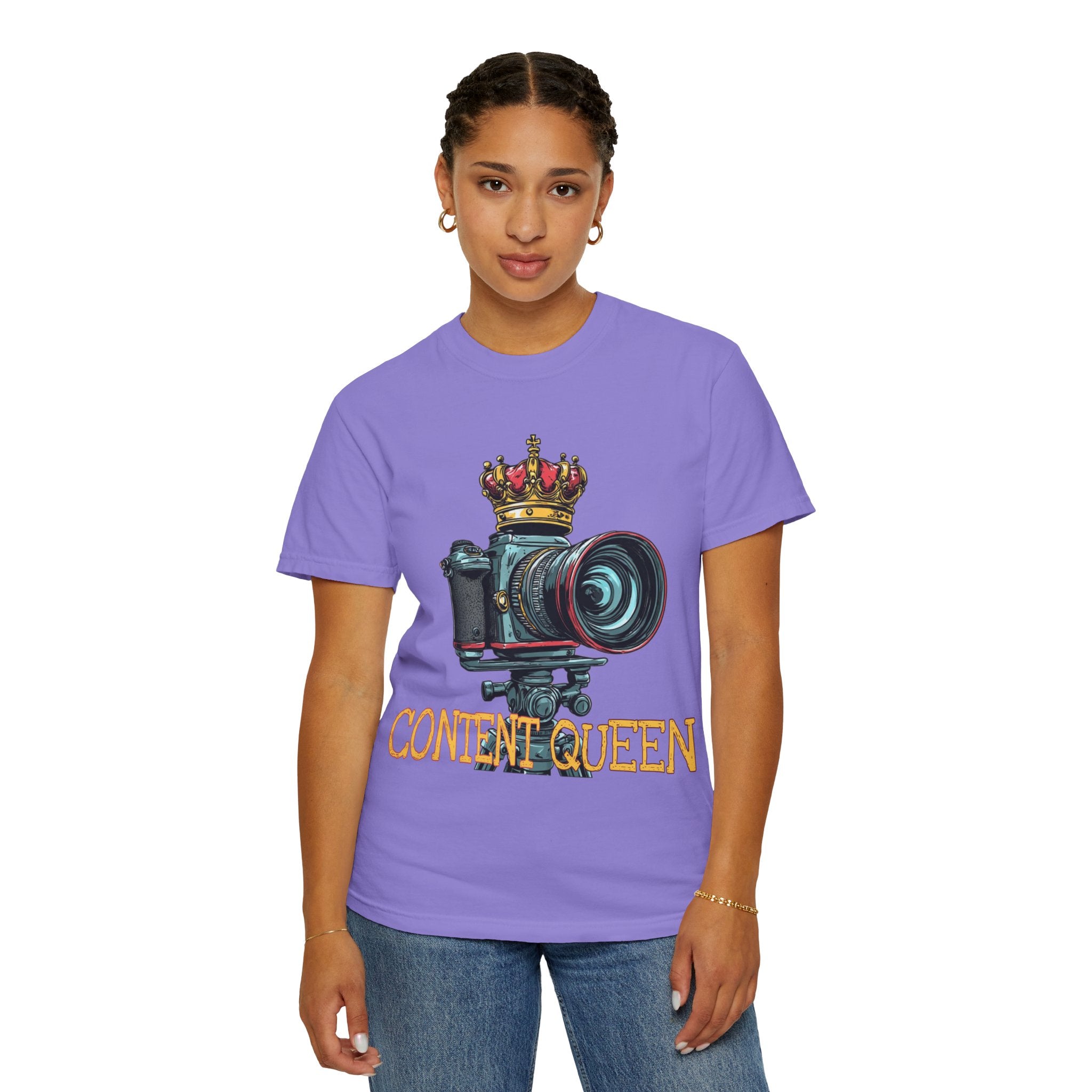 "Content Queen" Camera Graphic Tee