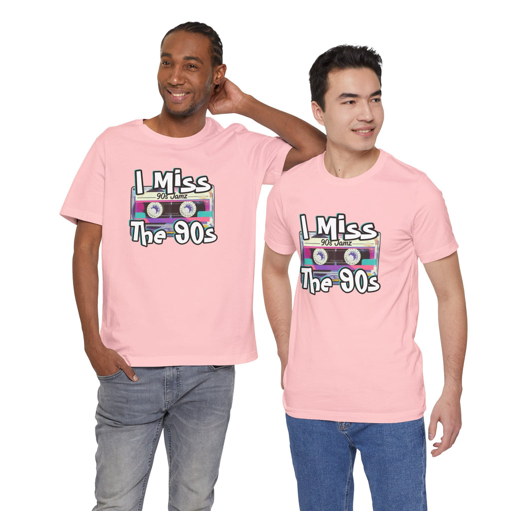 "I Miss The 90s" Retro Cassette Nostalgia Graphic Tee