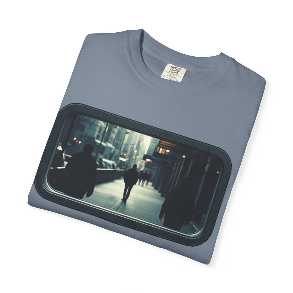 "Outside My Window" Urban Night Commuter Graphic Tee