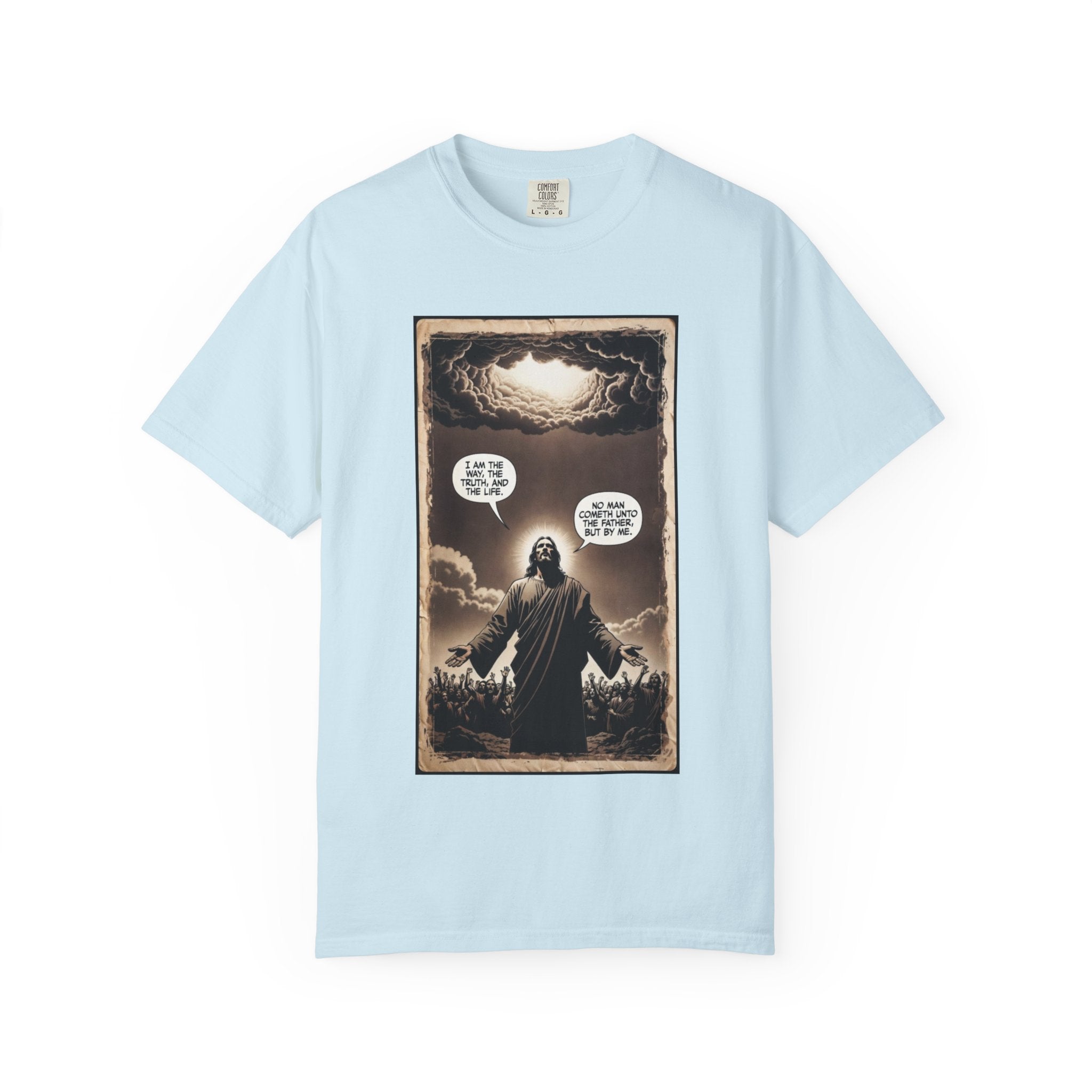 Jesus Comic Panel "I Am The Way" Graphic Tee