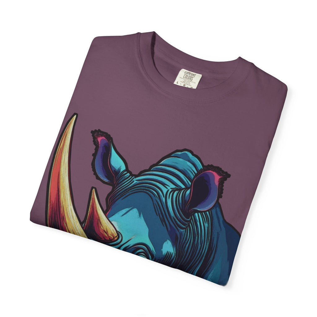 "Rhino Head" Graphic T-Shirt — Bold Animal