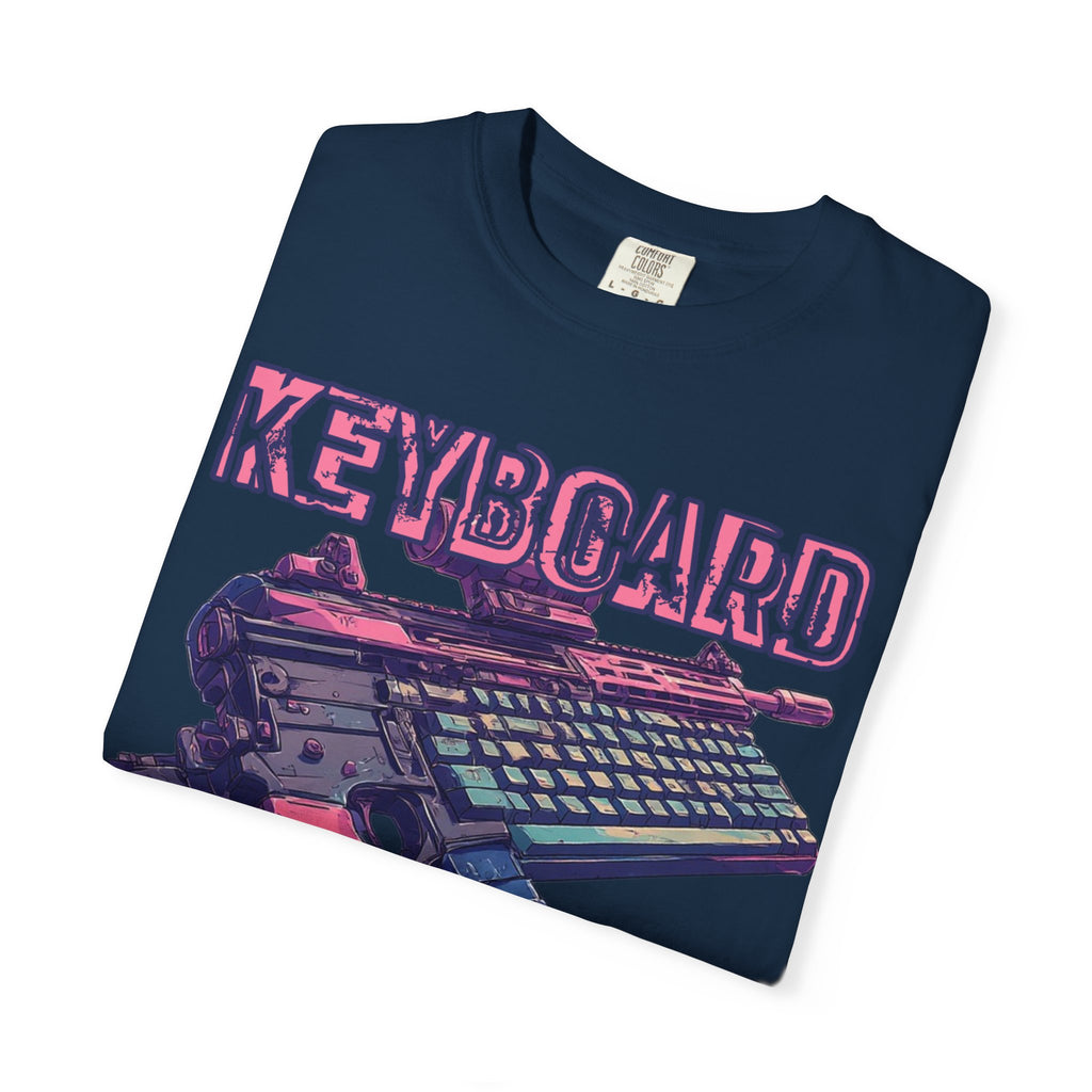 "Keyboard Warrior" Pink Graphic Tee