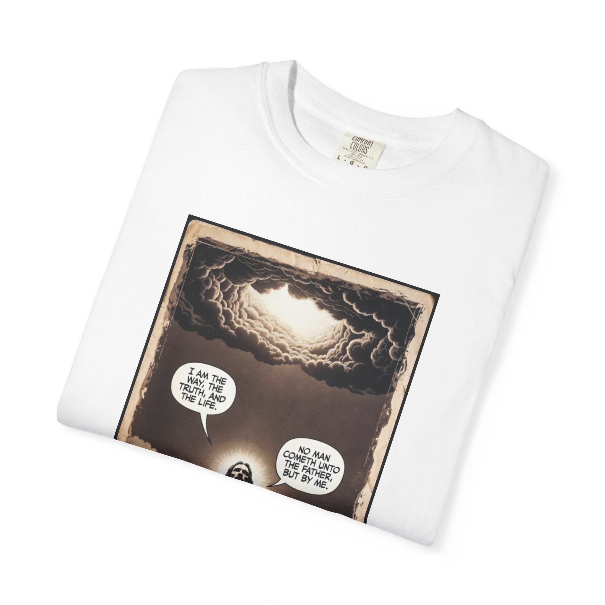 Jesus Comic Panel "I Am The Way" Graphic Tee