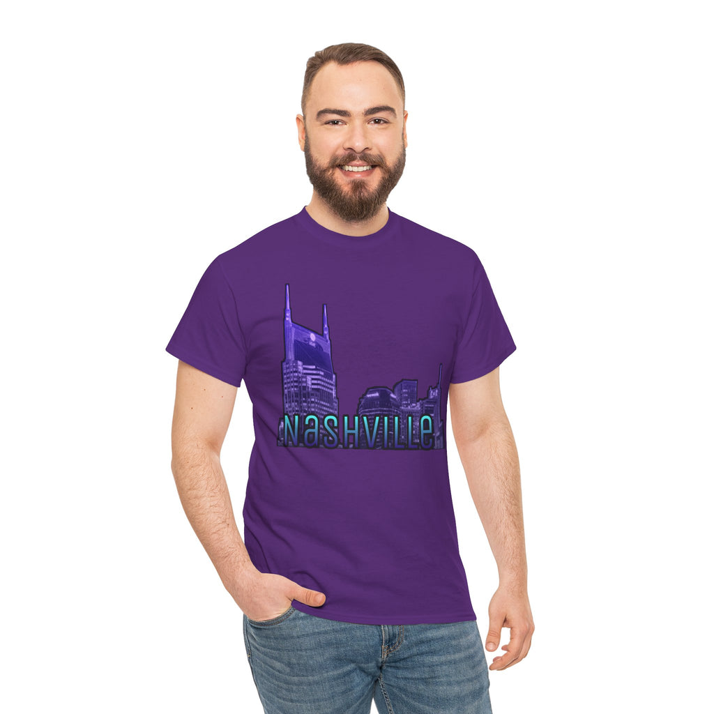 "Nashville Skyline" - Nashville Tennessee Graphic Tee
