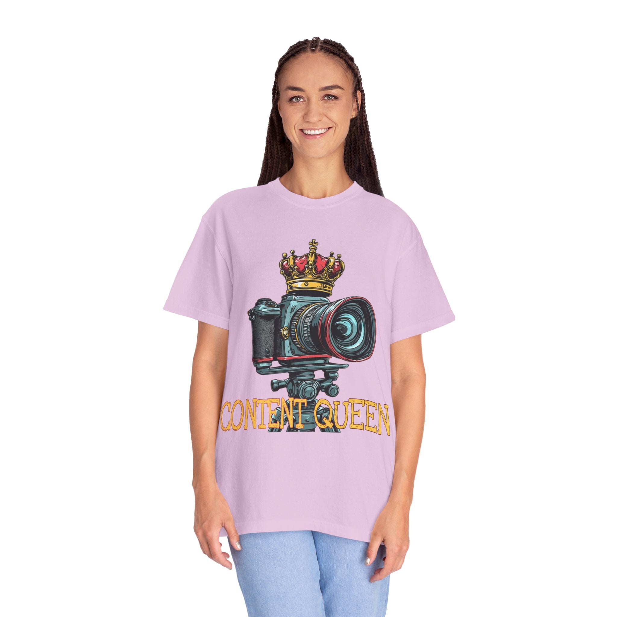 "Content Queen" Camera Graphic Tee