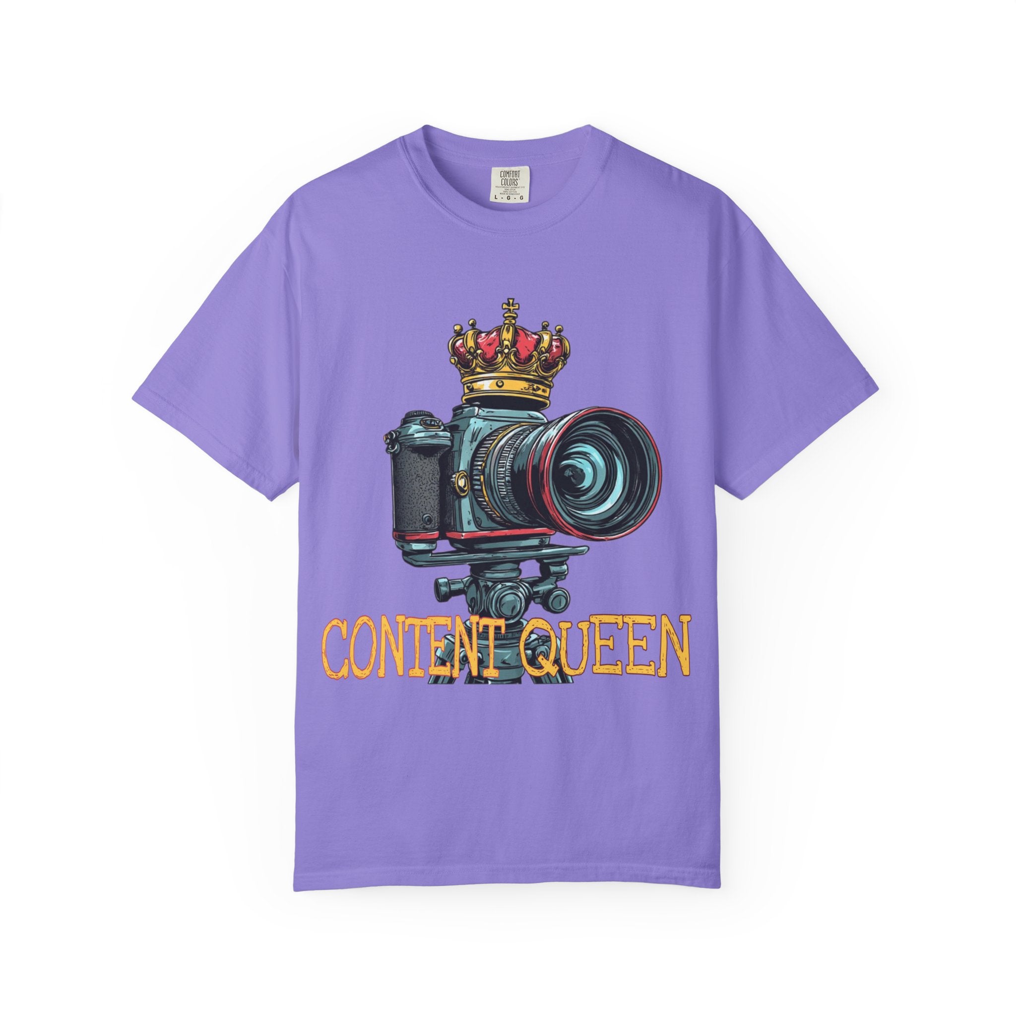 "Content Queen" Camera Graphic Tee