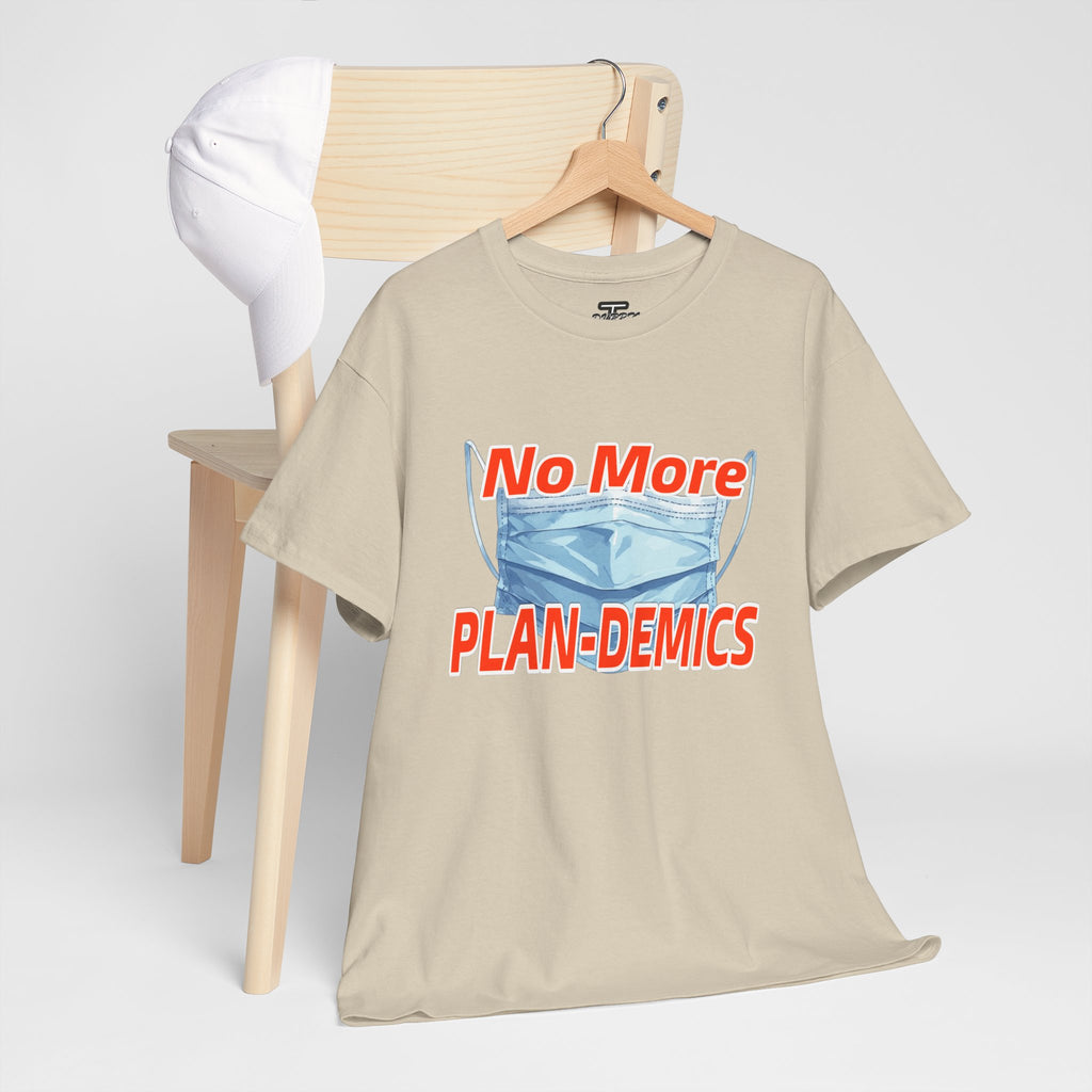 "No More PLAN-DEMICS" Mask Protest Graphic Tee