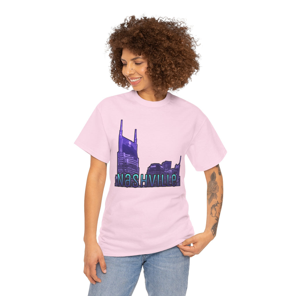 "Nashville Skyline" - Nashville Tennessee Graphic Tee