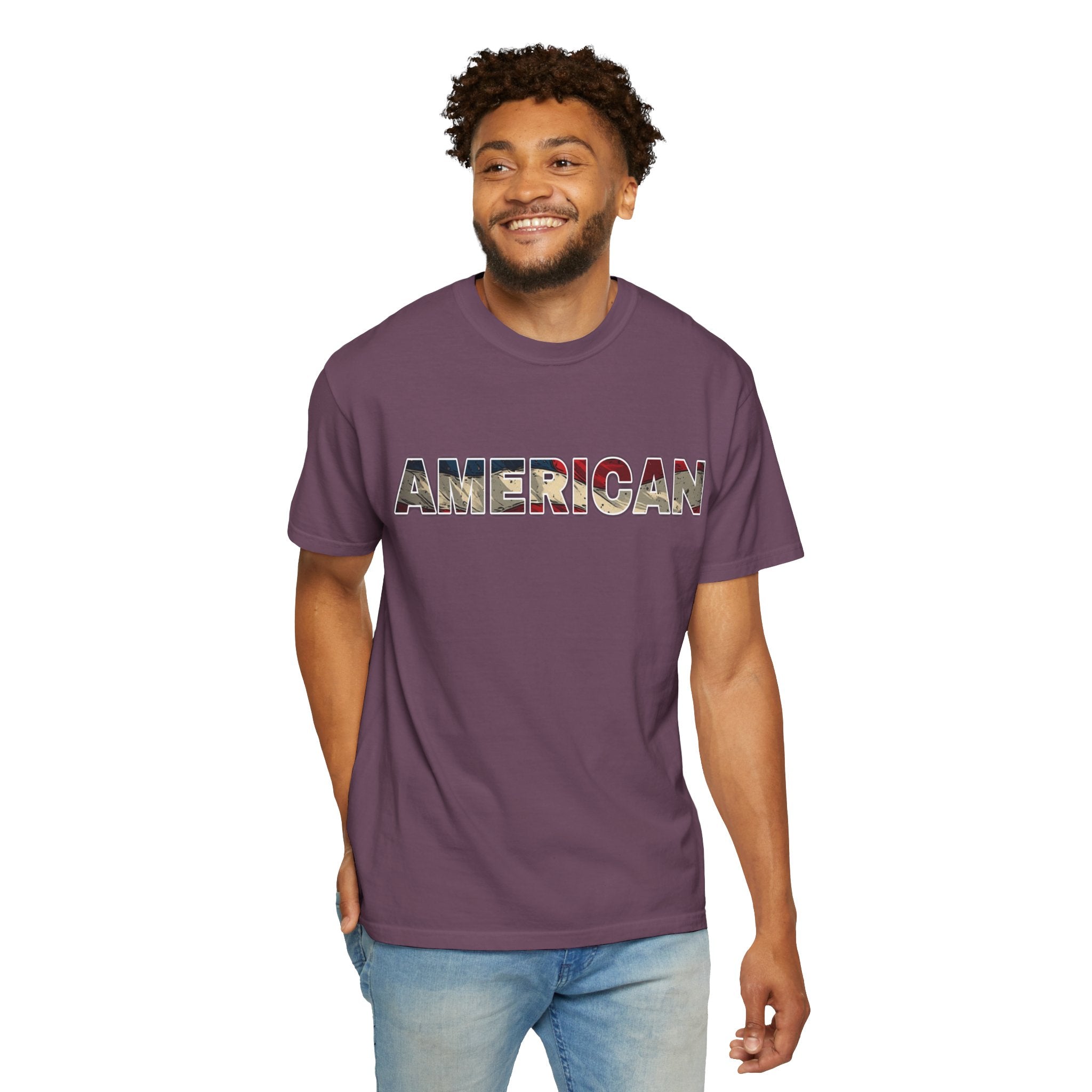 'AMERICAN' Patriotic Graphic Tee