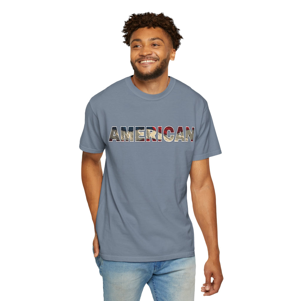 'AMERICAN' Patriotic Graphic Tee