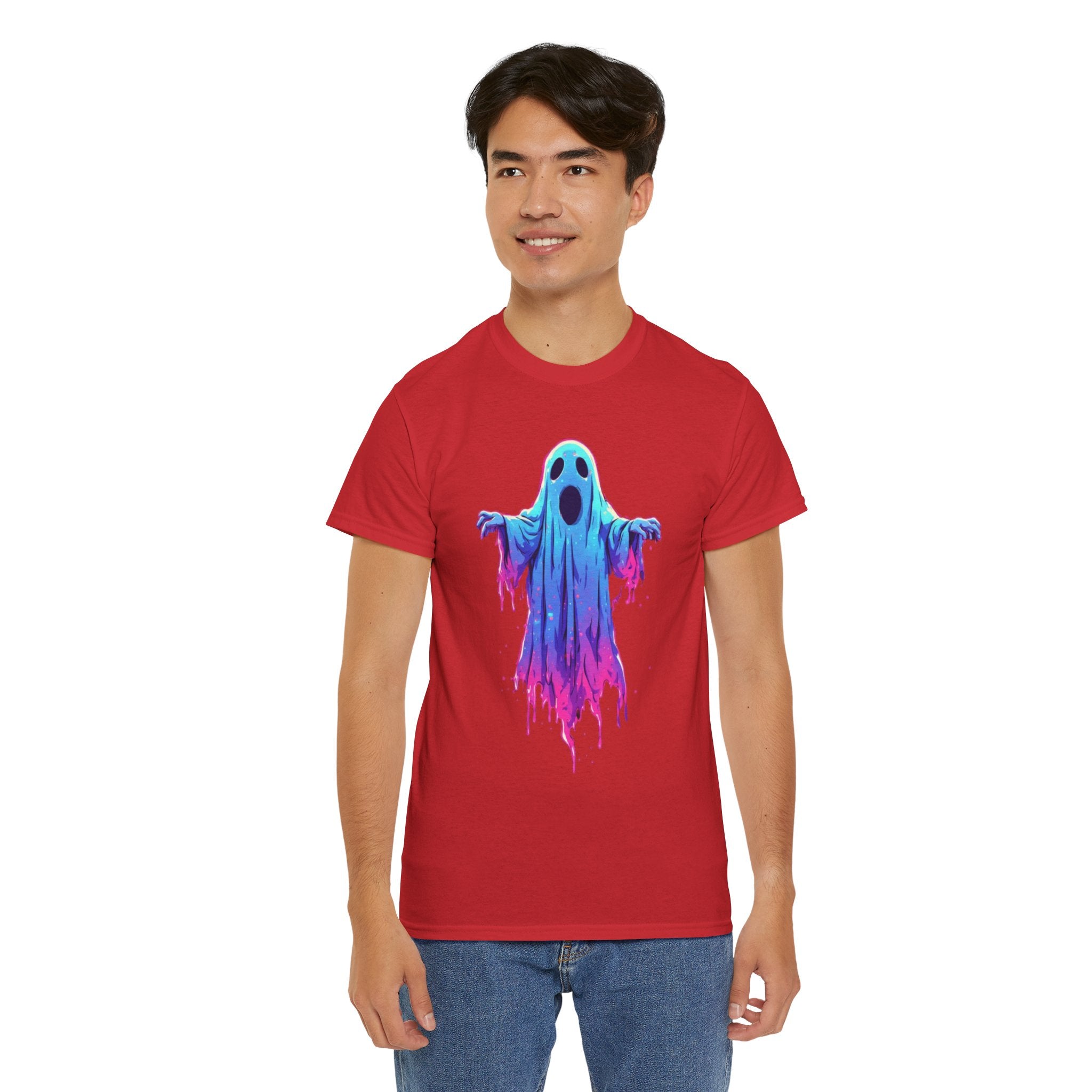 "Ghost Drip" Neon Ghost Graphic Tee
